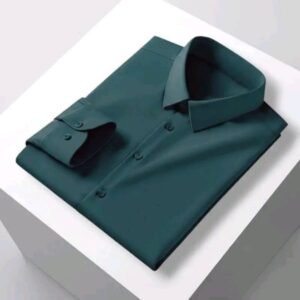 China spandex Bottle green shirt